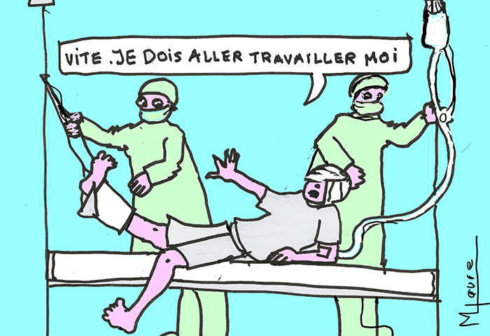 Rester au bureau en cas de maladie : une pratique française néfaste !
