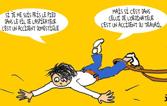 Accident du travail : le salarié en télétravail beaucoup moins protégé. Pourquoi ?