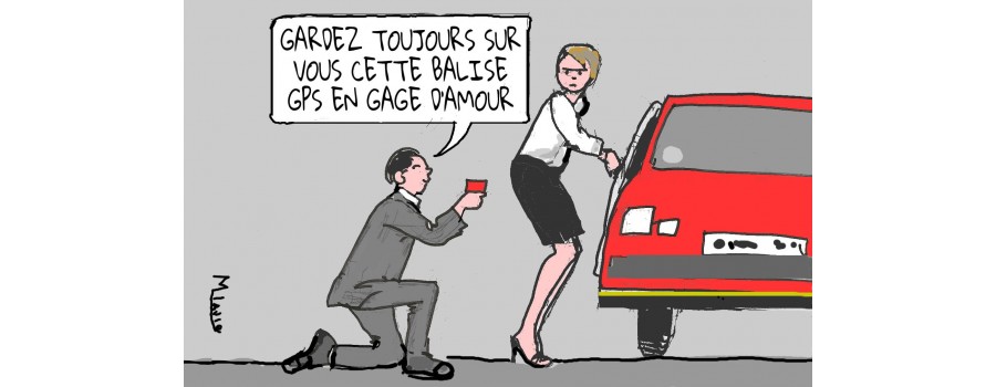 Poser une balise GPS sur le véhicule de son « ex » n’est pas une faute professionnelle Poser une balise GPS sur le véhicule de son « ex » n’est pas une faute professionnelle
