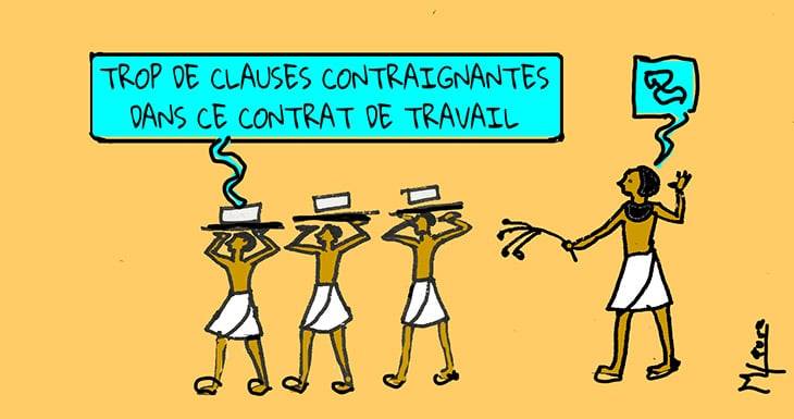 Clauses contraignantes du contrat de travail