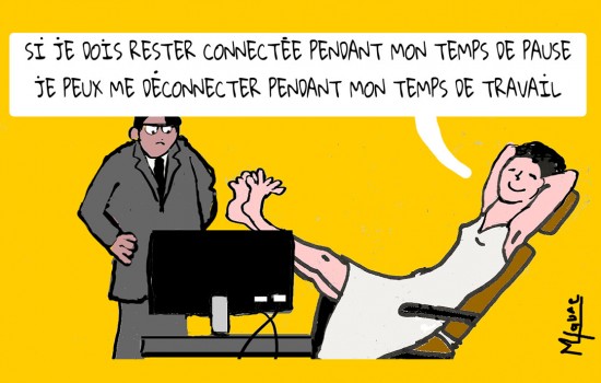 Dès lors qu’on doit désormais rester joignable au téléphone, peut-on encore parler de temps de pause ou de temps libre ?  
