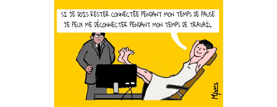 Dès lors qu’on doit désormais rester joignable au téléphone, peut-on encore parler de temps de pause ou de temps libre ? Dès lors qu’on doit désormais rester joignable au téléphone, peut-on encore parler de temps de pause ou de temps libre ?