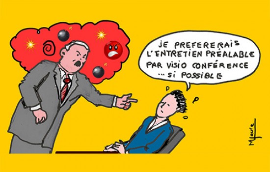 Covid19 - L’entretien préalable au licenciement peut-il se dérouler à distance ? 