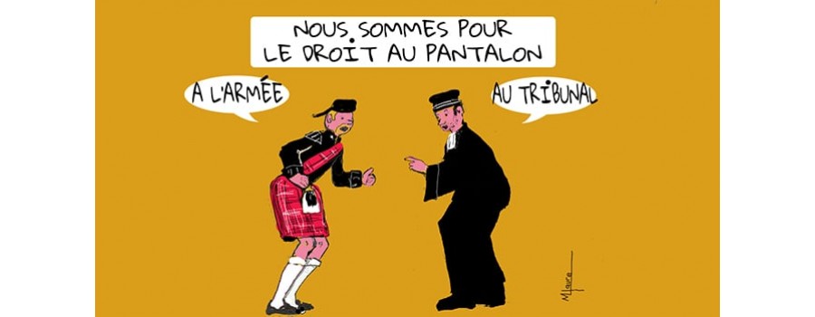Discrimination : peut-on interdire à un homme un chignon, des bijoux ou une jupe au travail ? Discrimination : peut-on interdire à un homme un chignon, des bijoux ou une jupe au travail ?