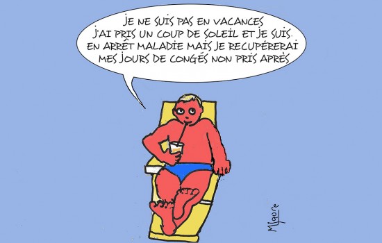 Malade en vacances : le report des congés payés désormais possible
