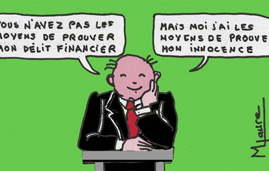 La répression des délits financiers en chute constante contrairement à l’impression donnée par quelques affaires médiatisées (BALKANY – UBS).