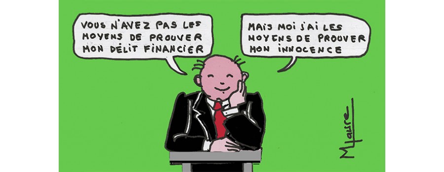 La répression des délits financiers en chute constante contrairement à l’impression donnée par quelques affaires médiatisées (BALKANY – UBS).