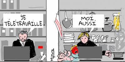 Le télétravail, miroir des inégalités hommes-femmes ?